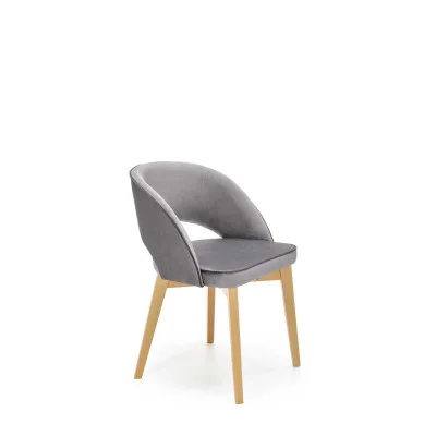 MARINO CHAIR, HONEY OAK / LIGHT GRAY